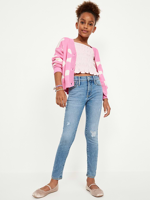 Old Navy High-Waisted Embroidered Rockstar 360° Stretch Jeggings for Girls — photo 4