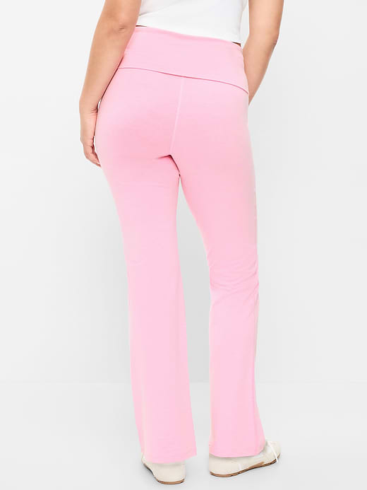 Old Navy High-Waisted PowerChill Fold-Over Bootcut Leggings — photo 6