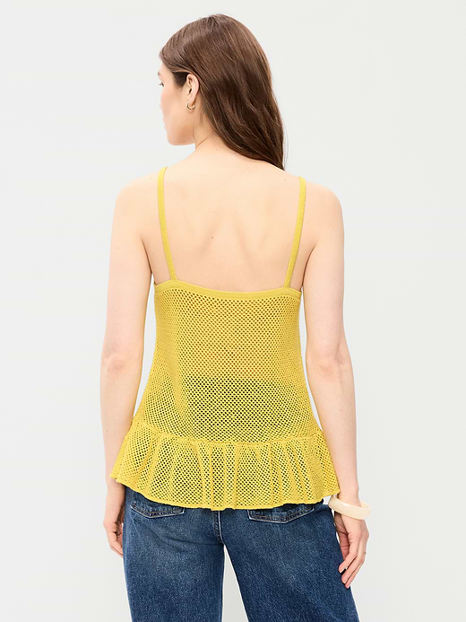 Old Navy Metallic Peplum Tank Top — photo 3