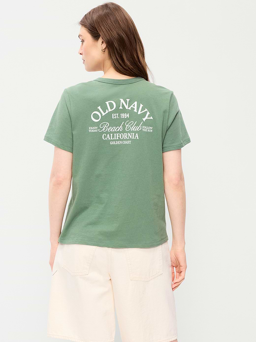 Old Navy EveryWear Crew-Neck Logo-Graphic T-Shirt — photo 3