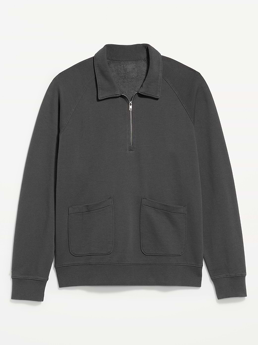 Old Navy Workwear Collared Fleece Chore Pullover — photo 5