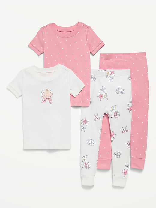 Old Navy Printed Snug-Fit Pajama 4-Piece for Toddler & Baby — photo 1