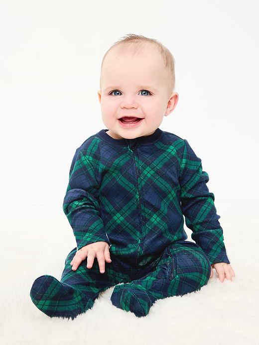 Old Navy 2-Way-Zip Sleep & Play Footed One-Piece for Baby — photo 1