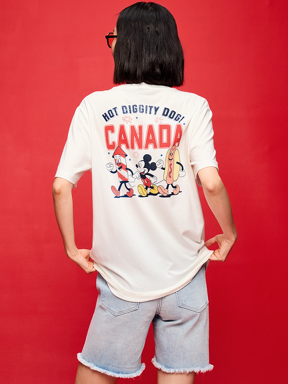 Old Navy Old Navy x Disney Mickey Mouse Logo-Graphic T-Shirt for Adults — photo 3
