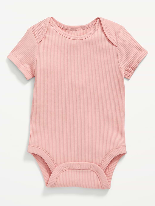 Old Navy Unisex Short-Sleeve Rib-Knit Bodysuit for Baby — photo 1