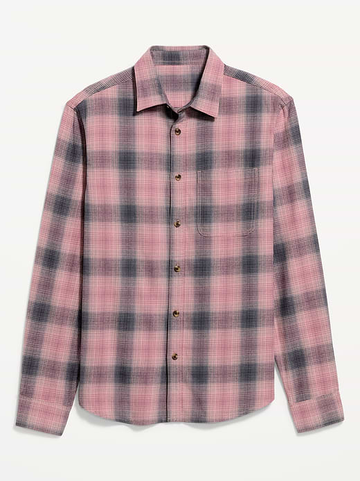 Old Navy Relaxed Long-Sleeve Flannel Pocket Shirt — photo 5