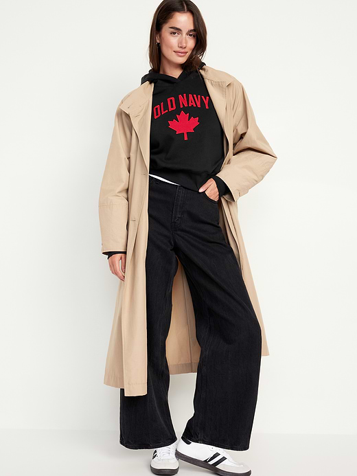 Old Navy Oversized Canada Logo-Graphic Hoodie — photo 4