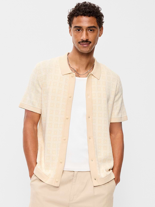 Old Navy Short-Sleeve Sweater Shirt — photo 1