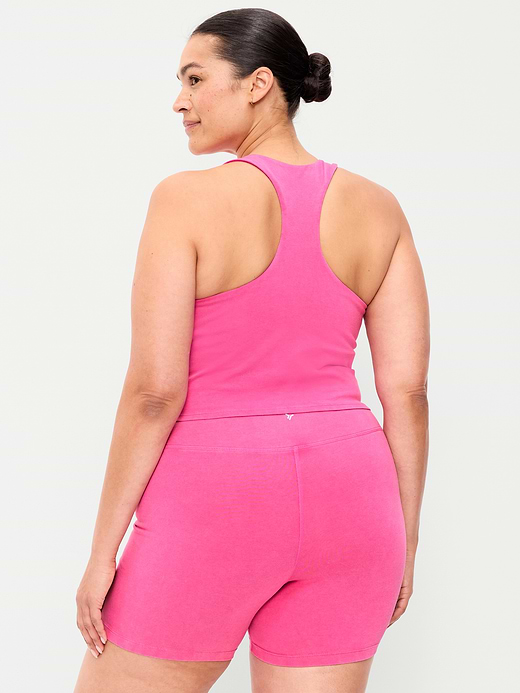 Old Navy Light Support PowerChill High-Neck Racerback Sports Bra — photo 9