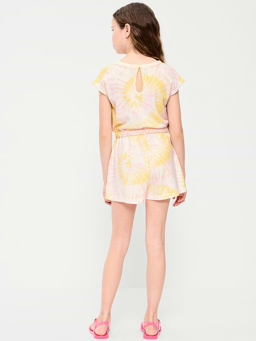 Old Navy Short-Sleeve French Terry Utility Romper for Girls — photo 3