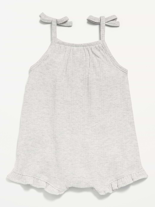 Old Navy Sleeveless Tie-Strap One-Piece Romper for Baby — photo 3
