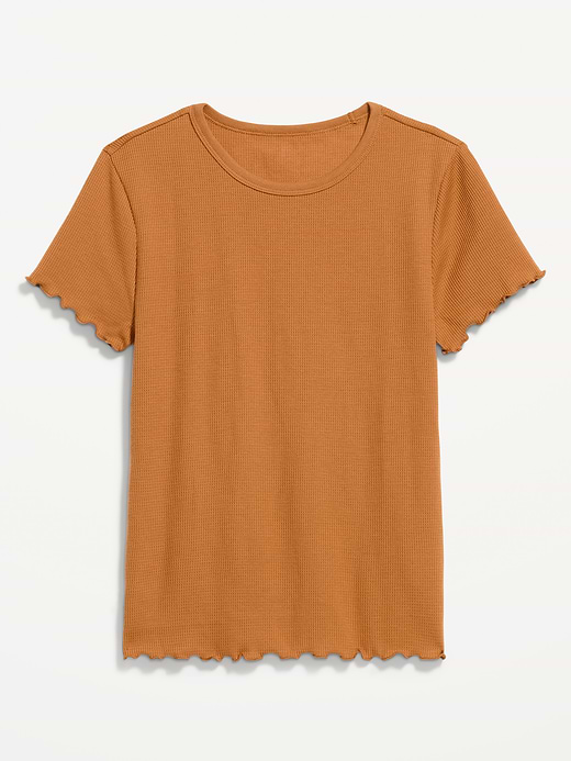 Old Navy Fitted Waffle-Knit Cropped T-Shirt — photo 6