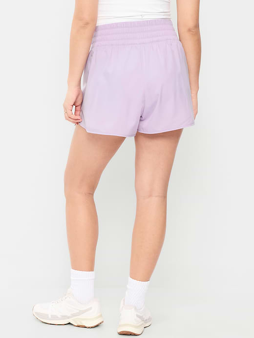 Old Navy Extra High-Waisted Crinkle Run Shorts -- 3-inch inseam — photo 6