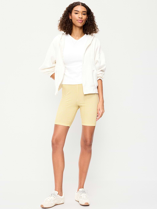 Old Navy High-Waisted Cotton Biker Shorts -- 8-inch inseam — photo 1
