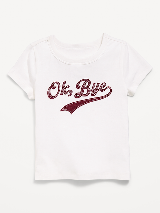Old Navy Fitted Short-Sleeve T-Shirt for Girls — photo 1