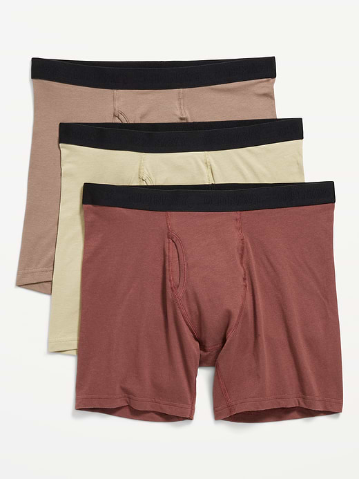 Old Navy 3-Pack Soft-Washed Boxer Briefs -- 6.25-inch inseam — photo 1