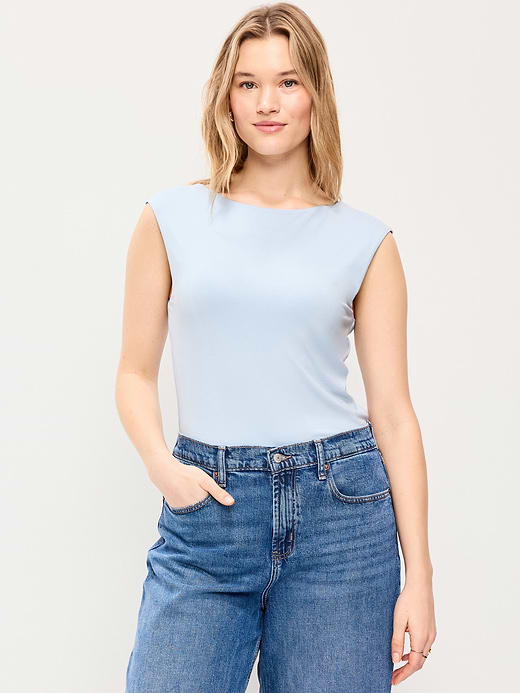 Old Navy Cap-Sleeve Tie-Back Top — photo 5