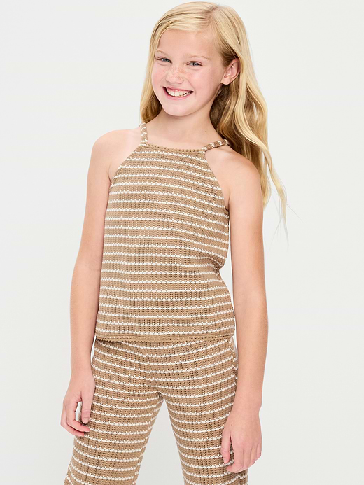 Old Navy Sleeveless Jacquard Knit Top for Girls — photo 1