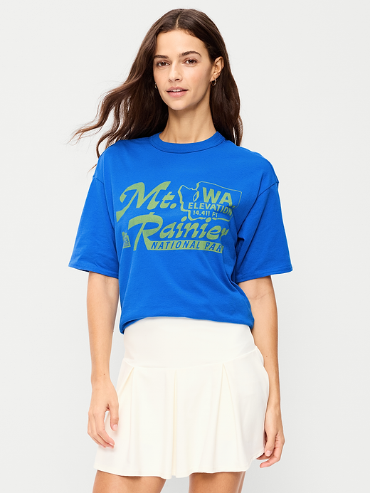 Old Navy Yosemite National Park Crew-Neck Oversized T-Shirt — photo 1