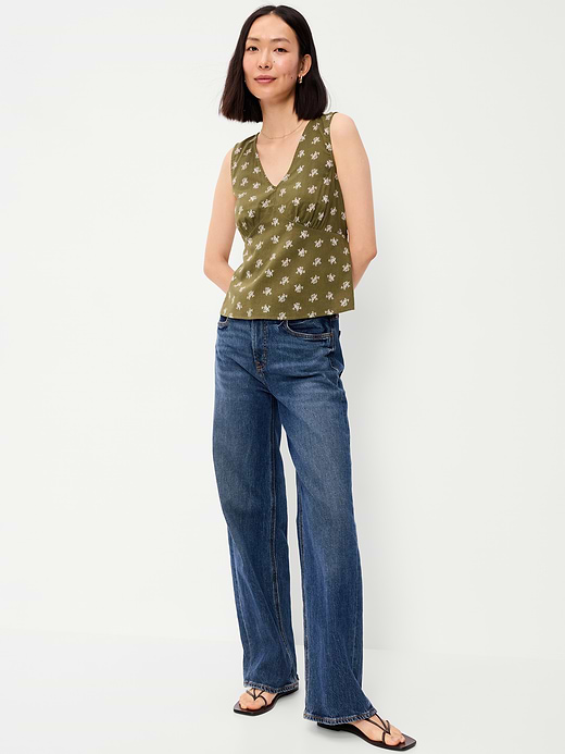 Old Navy Sleeveless V-Neck Tie-Back Top — photo 4
