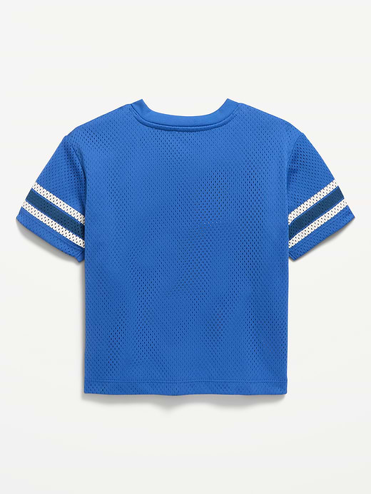 Old Navy Oversized Mesh Graphic Football T-Shirt for Toddler Boys — photo 7