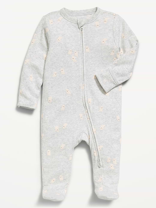 Old Navy Unisex 2-Way-Zip Sleep & Play Footed One-Piece for Baby — photo 1