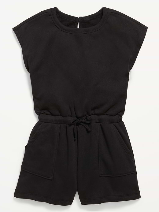 Old Navy Short-Sleeve French Terry Utility Romper for Girls — photo 4