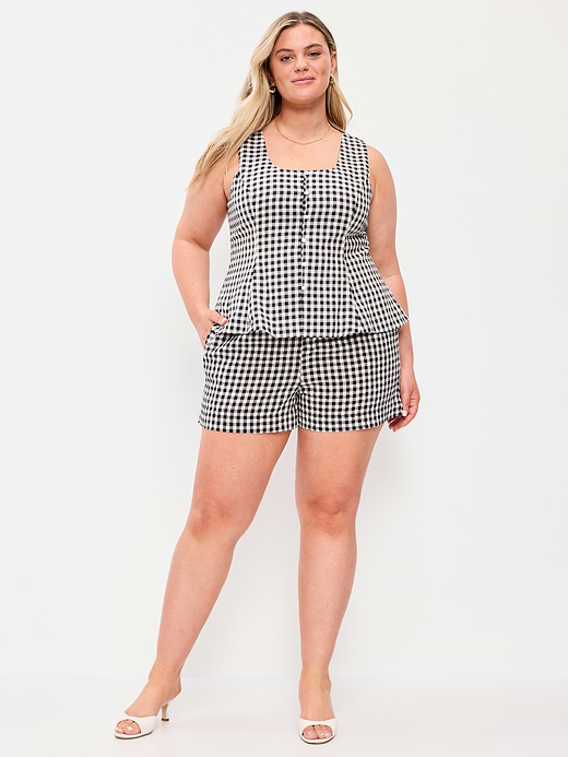 Old Navy High-Waisted Beach Linen Pull-On Shorts — photo 8