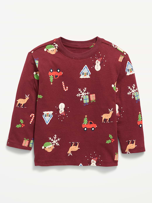 Old Navy Printed Long-Sleeve Unisex T-Shirt for Toddler — photo 1