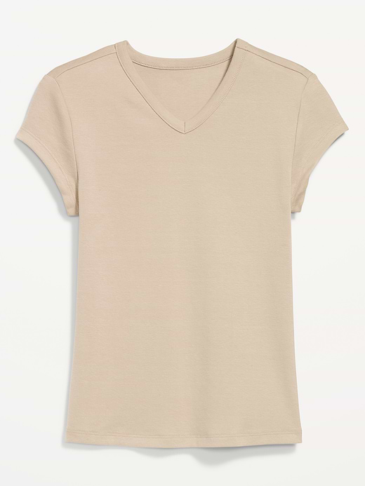 Old Navy Snug High V-Neck T-Shirt — photo 6
