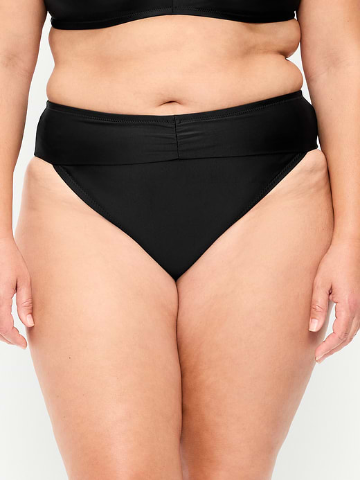 Old Navy High-Waisted Cinched Bikini Swim Bottoms — photo 7