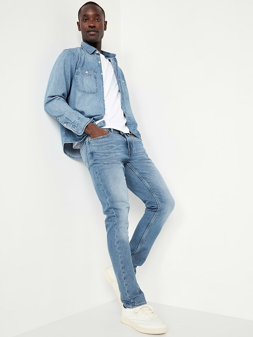 Old Navy Slim Lightweight Traveler Jean — photo 4