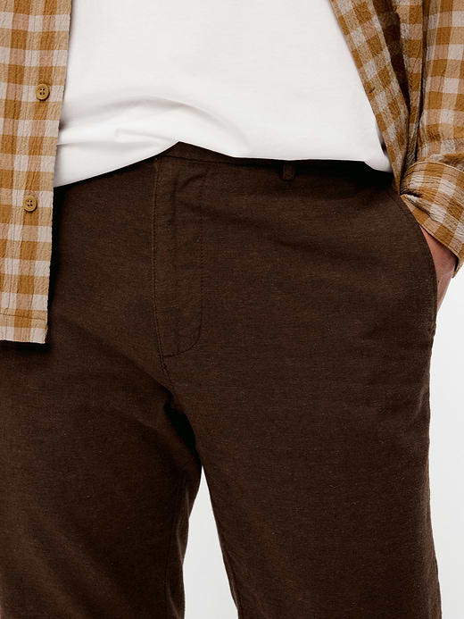 Old Navy 90's Straight-Fit Linen-Blend Dress Pants — photo 5