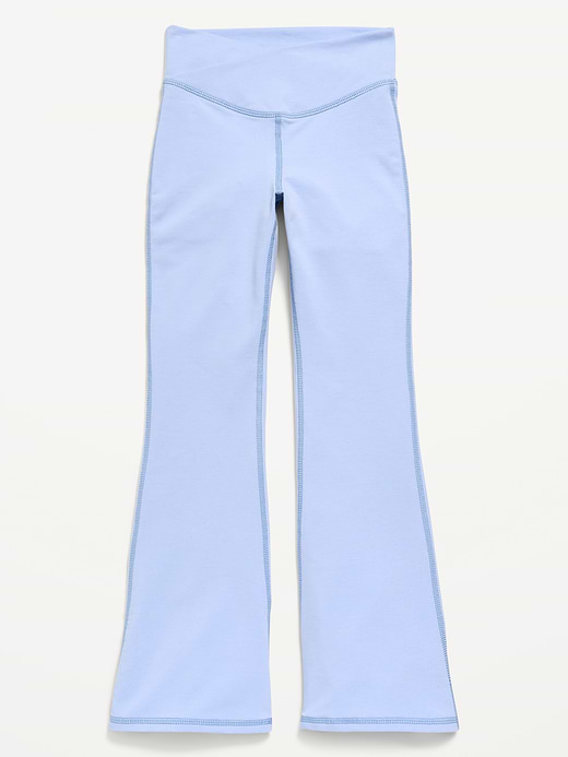 Old Navy High-Waisted PowerChill Crossover Flared Leggings for Girls — photo 5