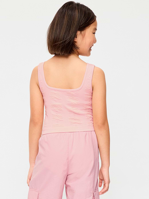 Old Navy Seamless Longline Bow Bra for Girls — photo 3