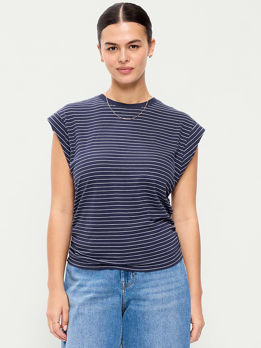 Old Navy Cap-Sleeve Cinch-Waist Top — photo 6