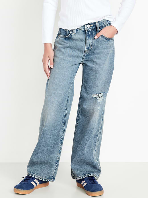 Old Navy Baggy Straight-Leg Jeans for Girls — photo 1