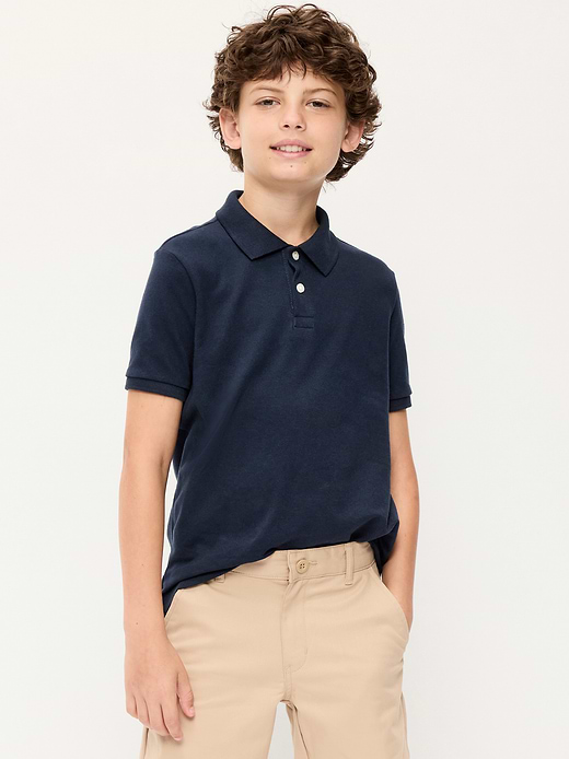 Old Navy School Uniform Pique Polo Shirt for Boys — photo 1