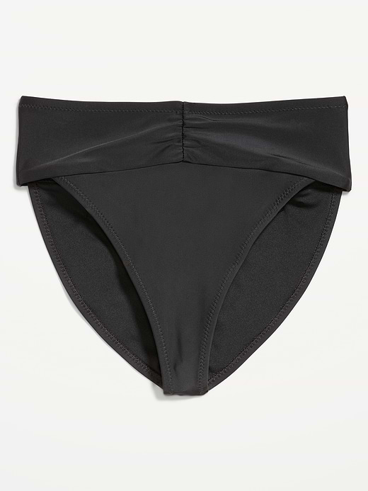 Old Navy High-Waisted Cinched Bikini Swim Bottoms — photo 4