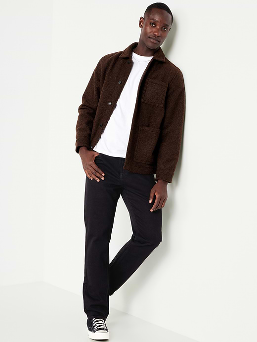 Old Navy Structured Straight Non-Stretch Jeans — photo 4