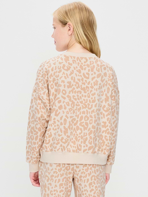 Old Navy Favorite Fleece Oversized Tunic Sweatshirt for Girls — photo 3