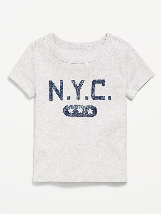 Old Navy Fitted Short-Sleeve T-Shirt for Girls — photo 1