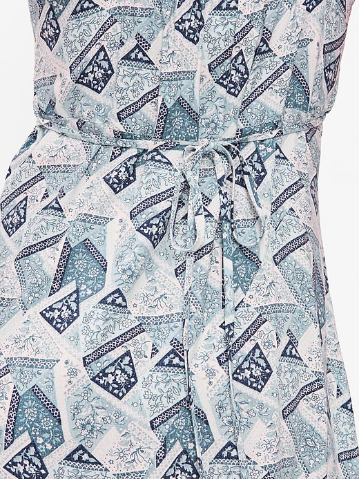 Old Navy Fit & Flare Tie-Back Asymmetrical Midi Dress — photo 5