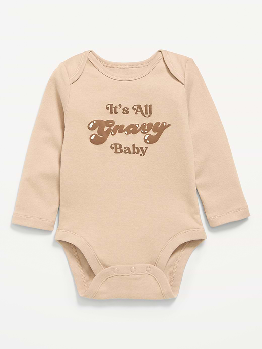 Old Navy Long-Sleeve Graphic Bodysuit for Baby — photo 1