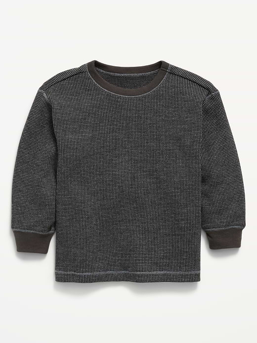 Old Navy Long-Sleeve Waffle Knit T-Shirt for Toddler Boys — photo 1