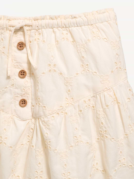 Old Navy Textured Eyelet Buttoned Skirt for Girls — photo 6