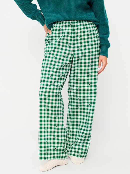 Old Navy High-Waisted Poplin Pajama Pant — photo 6