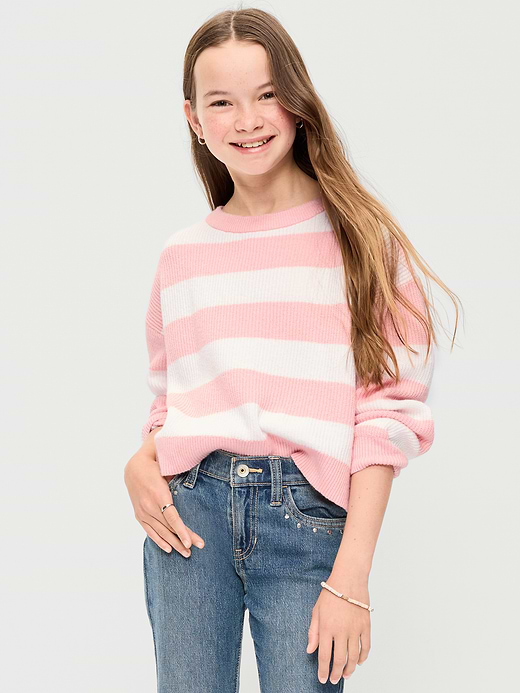 Old Navy Long-Sleeve Cable-Knit Sweater for Girls — photo 1