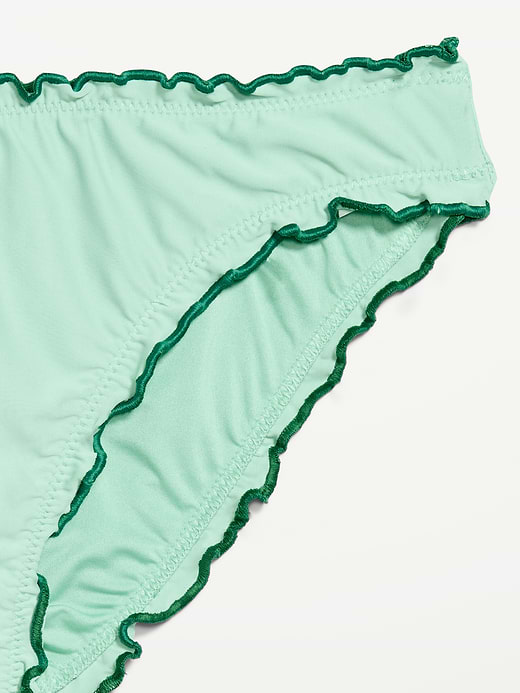 Old Navy Mid-Rise Ruffle Trim Swim Bottoms — photo 10
