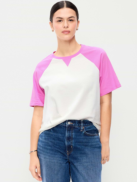 Old Navy Vintage Crew-Neck Raglan T-Shirt — photo 6